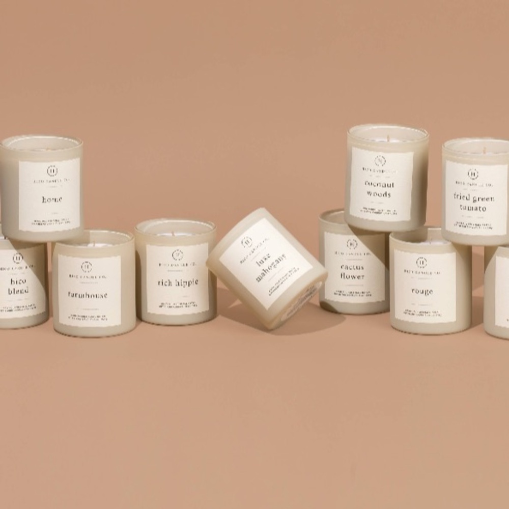 Hico Candle Company Leather Candle - Picture 3 of 3